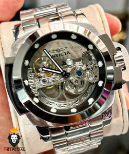 ساعت اینویکتا مردانه اتوماتیک استیل صفحه اسکلتون INVICTA 8235