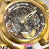ساعت اینویکتا مردانه مدل سی هانتر کرنوگراف طلایی صفحه قهوه ای INVICTA SEA HUNTER 021005