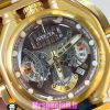 ساعت اینویکتا مردانه مدل سی هانتر کرنوگراف طلایی صفحه قهوه ای INVICTA SEA HUNTER 021005