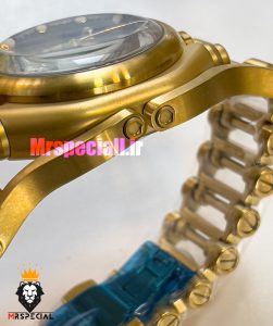 ساعت اینویکتا مردانه مدل سی هانتر کرنوگراف طلایی صفحه ابی INVICTA SEA HUNTER 021003