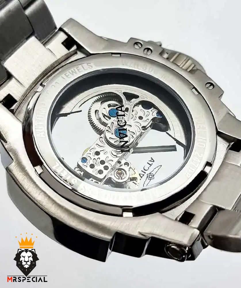 ساعت اینویکتا مردانه اتوماتیک استیل صفحه اسکلتون INVICTA 8235