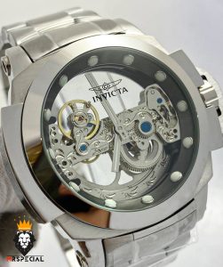 ساعت اینویکتا مردانه اتوماتیک استیل صفحه اسکلتون INVICTA 8235