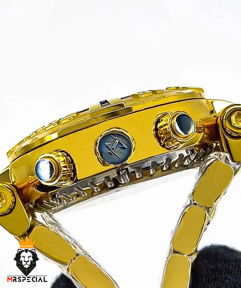 ساعت مچی مردانه اینویکتا سوباکو کرنوگراف طلایی صحه مشکی INVICTA SUBAQUA 01662