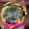 ساعت اینویکتا مردانه اتوماتیک طلایی صفحه شیشه ای اسکلتون 01659 INVICTA Automatic