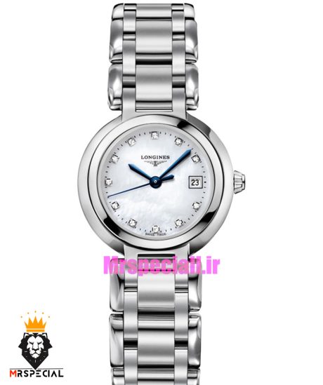 ساعت لونژین زنانه استیل کوارتز صفحه صدف 021384 LONGINES Primaluna
