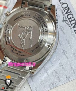 ساعت لونژین مردانه کرنوگراف استیل صفحه ابی LONGINES Conquest 021374 