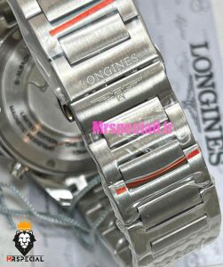ساعت لونژین مردانه کرنوگراف استیل صفحه ابی LONGINES Conquest 021374 