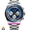 ساعت لونژین مردانه کرنوگراف استیل صفحه ابی LONGINES Conquest 021374
