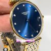 ساعت لونژین مردانه استیل دو رنگ طلایی صفحه ابی LONGINES 021174