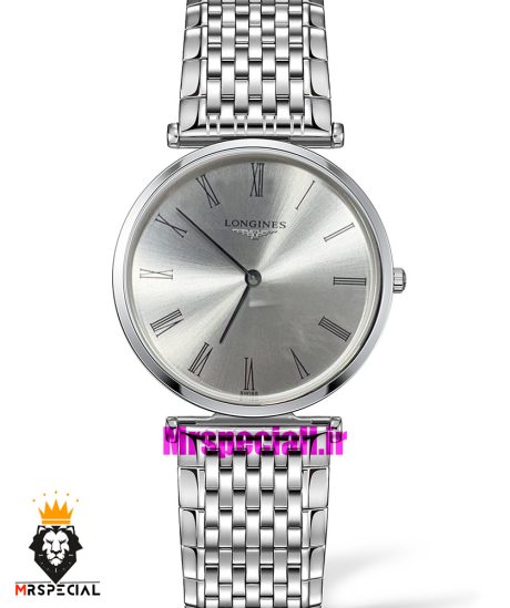 ساعت لونژین مردانه استیل صفحه نقره ای LONGINES 021175