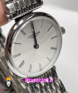 ساعت لونژین زنانه استیل صفحه نقره ای LONGINES 021176