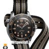 ساعت امگا مردانه سیمستر اتوماتیک بند برزنتی کیفیت مستر OMEGA SEAMASTER 007 020251