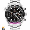 ساعت امگا مردانه سیمستر کرنوگراف استیل صفحه مشکی OMEGA Seamaster 020344