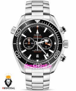 ساعت امگا مردانه سیمستر کرنوگراف استیل صفحه مشکی OMEGA Seamaster 020344
