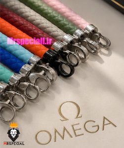 دستبند امگا سیلیکونی با قفل استیل 2224 Omega silicone bracelet