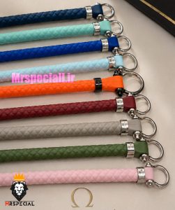 دستبند امگا سیلیکونی با قفل استیل 2224 Omega silicone bracelet