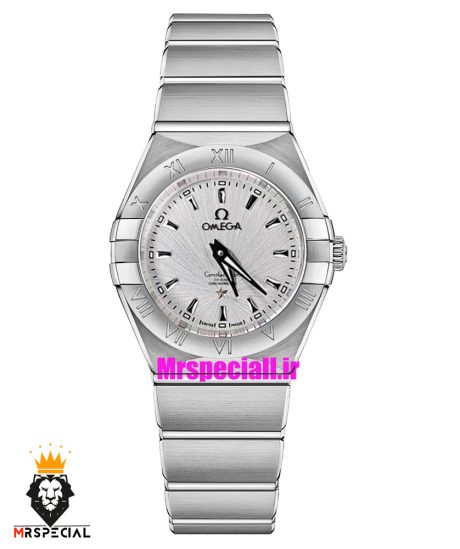 ساعت امگا زنانه مدل کانسلیشن استیل صفحه سفید OMEGA CONSTELLATION 021216