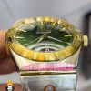 ساعت امگا مردانه مدل کانسلیشن دو رنگ طلایی صفحه سبز OMEGA Constllation 020953