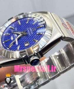 ساعت امگا مردانه مدل کانسلیشن استیل صفحه ابی OMEGA Constllation 020951