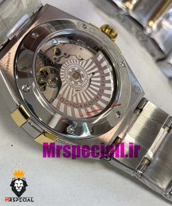 ساعت امگا مردانه مدل کانسلیشن دو رنگ طلایی صفحه سبز OMEGA Constllation Co-Axial 020949 