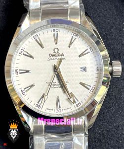 ساعت امگا مردانه مدل سیمستر اتوماتیک استیل صفحه سفید OMEGA SEAMASTER 021357 