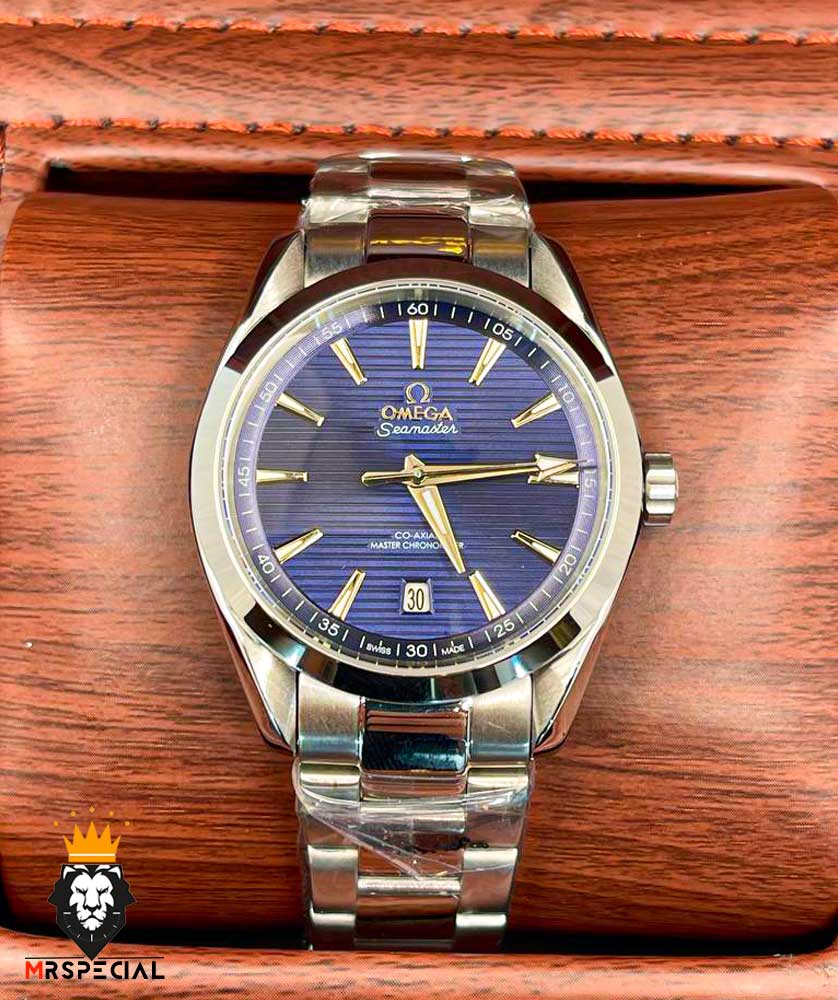 ساعت امگا مردانه مدل سیمستر اتوماتیک استیل صفحه ابی OMEGA SEAMASTER 1475