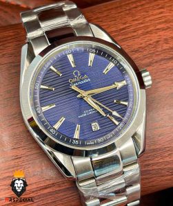 ساعت امگا مردانه مدل سیمستر اتوماتیک استیل صفحه ابی OMEGA SEAMASTER 1475