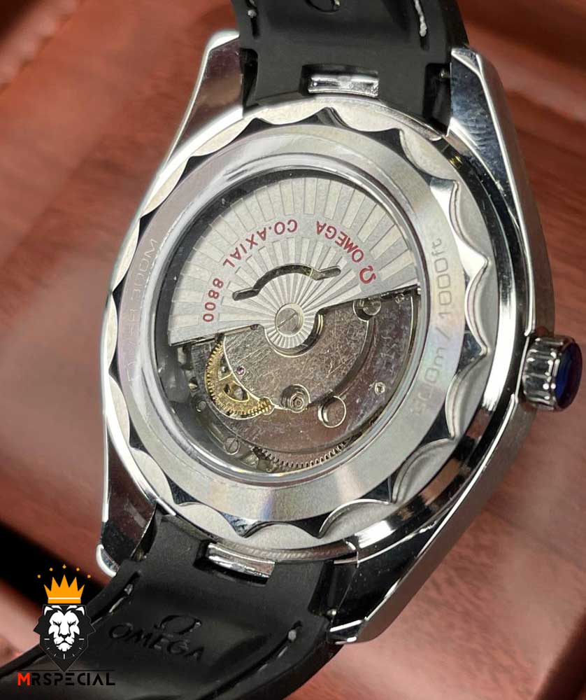 ساعت مچی مردانه امگا سیمستر اتوماتیک بند رابر صفحه مشکی OMEGA SEAMASTER 1458