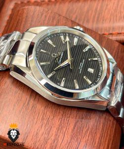 ساعت مچی مردانه امگا سیمستر اتوماتیک استیل صفحه مشکی OMEGA SEAMASTER 1476