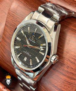 ساعت مچی مردانه امگا سیمستر اتوماتیک استیل صفحه مشکی OMEGA SEAMASTER 1476
