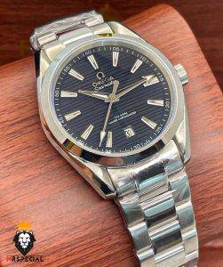 ساعت مچی مردانه امگا سیمستر اتوماتیک استیل صفحه مشکی OMEGA SEAMASTER 1476