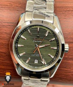 ساعت مچی مردانه امگا سیمستر اتوماتیک استیل صفحه سبز OMEGA SEAMASTER 1477