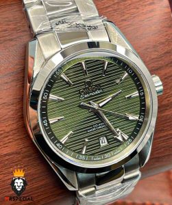 ساعت مچی مردانه امگا سیمستر اتوماتیک استیل صفحه سبز OMEGA SEAMASTER 1477