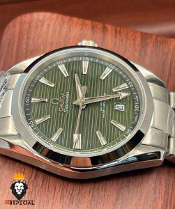 ساعت مچی مردانه امگا سیمستر اتوماتیک استیل صفحه سبز OMEGA SEAMASTER 1477