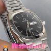 ساعت امگا سیمستر کوارتز استیل صفحه مشکی OMEGA SEAMASTER 020870