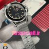 ساعت مردانه امگا سیمستر اتوماتیک بند حصیری صفحه مشکی OMEGA SEAMASTER 0025