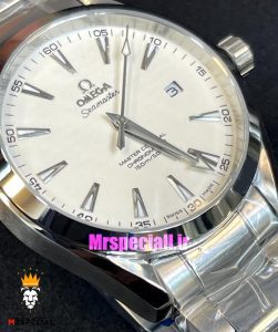ساعت امگا مردانه مدل سیمستر اتوماتیک استیل صفحه سفید OMEGA SEAMASTER 021357 