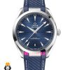 ساعت امگا مردانه مدل سیمستر اتوماتیک بند رابر صفحه ابی OMEGA SEAMASTER 0927