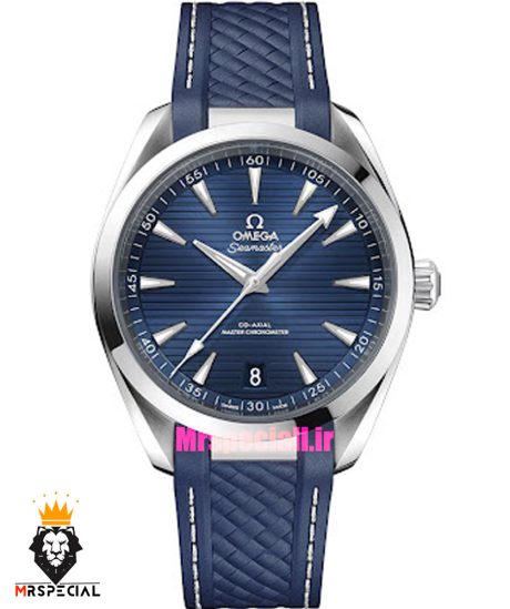ساعت امگا مردانه مدل سیمستر اتوماتیک بند رابر صفحه ابی OMEGA SEAMASTER 0927