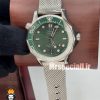 ساعت امگا مردانه مدل سیمستر اتوماتیک بند حصیری صفحه سبز OMEGA SEAMASTER 020983