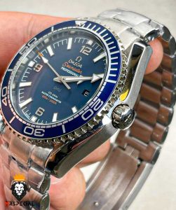 ساعت مچی مردانه امگا سیمستر اتوماتیک استیل صفحه ابی OMEGA SEAMASTER 01239