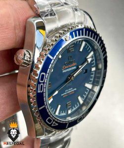 ساعت مچی مردانه امگا سیمستر اتوماتیک استیل صفحه ابی OMEGA SEAMASTER 01239