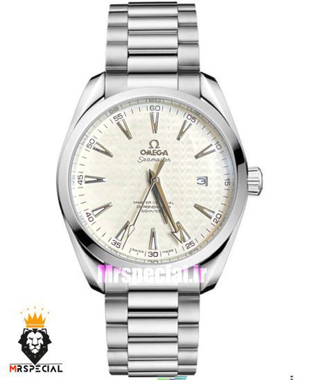 ساعت امگا مردانه مدل سیمستر اتوماتیک استیل صفحه سفید OMEGA SEAMASTER 021357