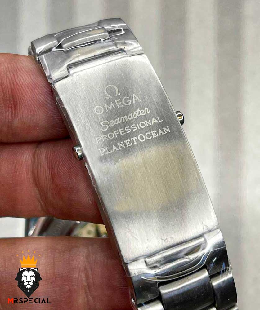 ساعت مچی مردانه امگا سیمستر اتوماتیک استیل صفحه مشکی OMEGA SEAMASTER 01238