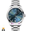 ساعت امگا زنانه مدل سیمستر اتوماتیک استیل صفحه کله غازی OMEGA SEAMASTER 021356