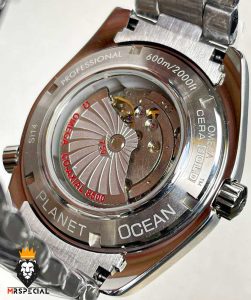 ساعت مچی مردانه امگا سیمستر اتوماتیک استیل صفحه مشکی OMEGA SEAMASTER 01238