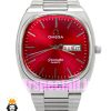 ساعت امگا سیمستر کوارتز استیل صفحه قرمز OMEGA SEAMASTER 020869