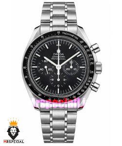 ساعت امگا مردانه اسپید مستر کرنوگراف صفحه مشکی OMEGA Speedmaster moonwatch 021697