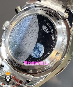ساعت مچی مردانه امگا اسپید مستر اسنوپی کرنوگراف استیل صفحه سفید OMEGA Speedmaster 021410