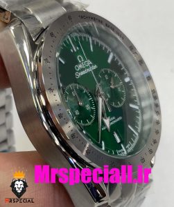 ساعت مچی مردانه امگا اسپید مستر استیل کرنوگراف صفحه سبز OMEGA Speedmaster 020790 